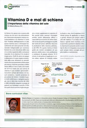 Chiropratica, Nuovo Orizzonte della Salute - febbraio 2017