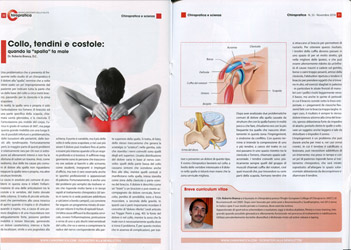 Chiropratica, Nuovo Orizzonte della Salute - novembre 2018